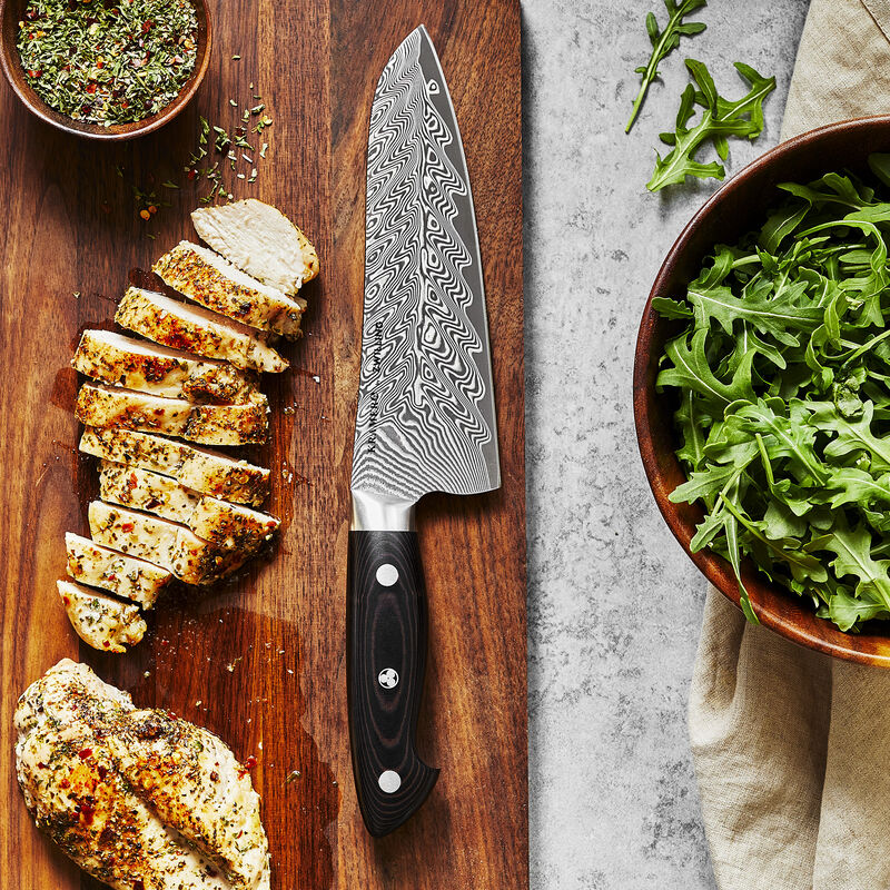 KRAMER by ZWILLING EUROLINE Damascus Collection 7-inch Santoku Knife