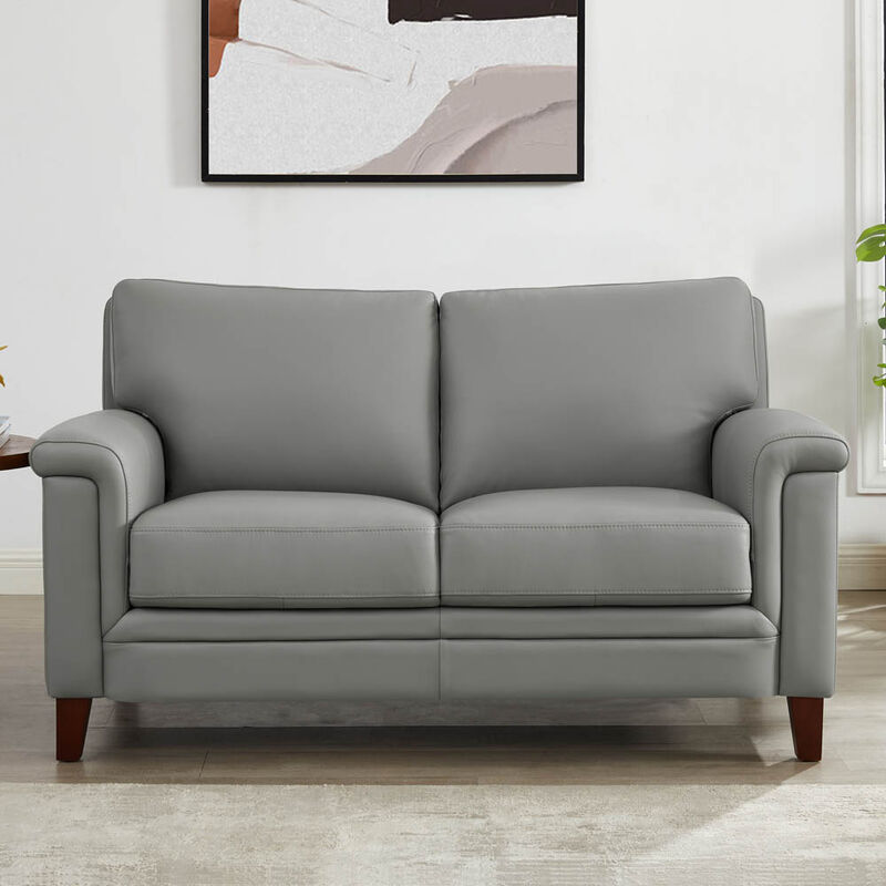 Westcott Top Grain Leather Loveseat