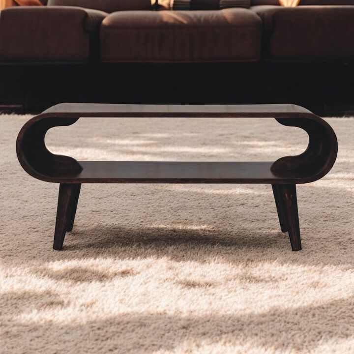 Artisan Furniture Solid Wood California Walnut Amaya Coffee Table