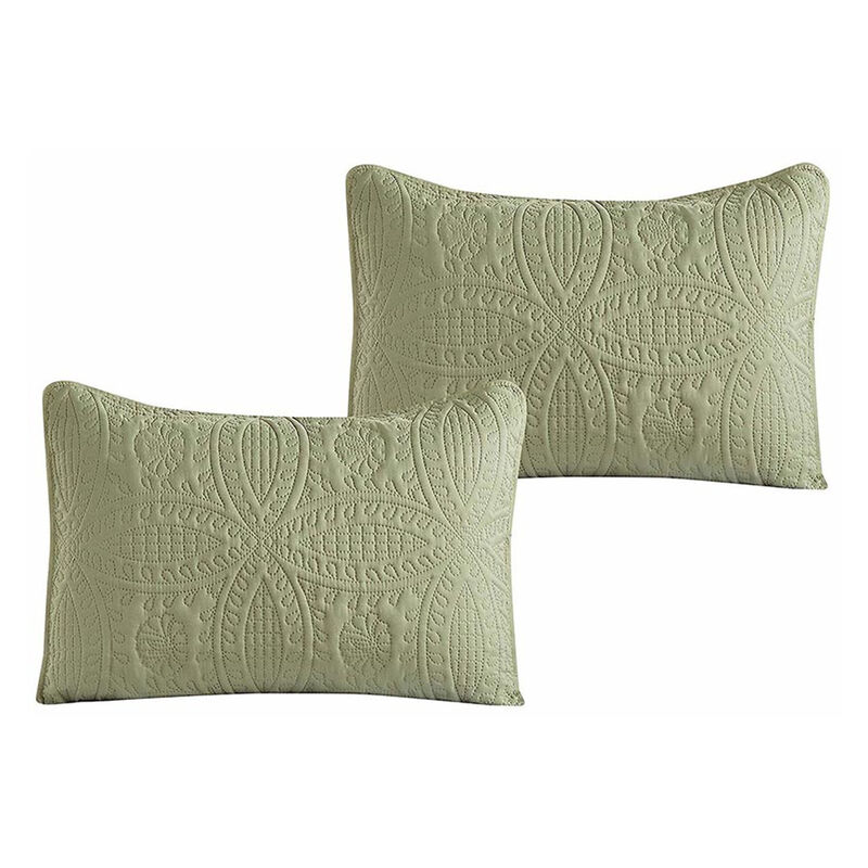 Bedspread Coverlet 3 Pcs Set Oversized Full Size White Color