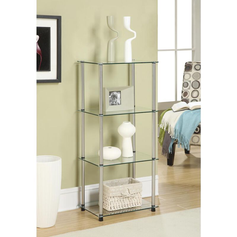 Convience Concept, Inc. Designs2Go Classic Glass 4 Tier Tower