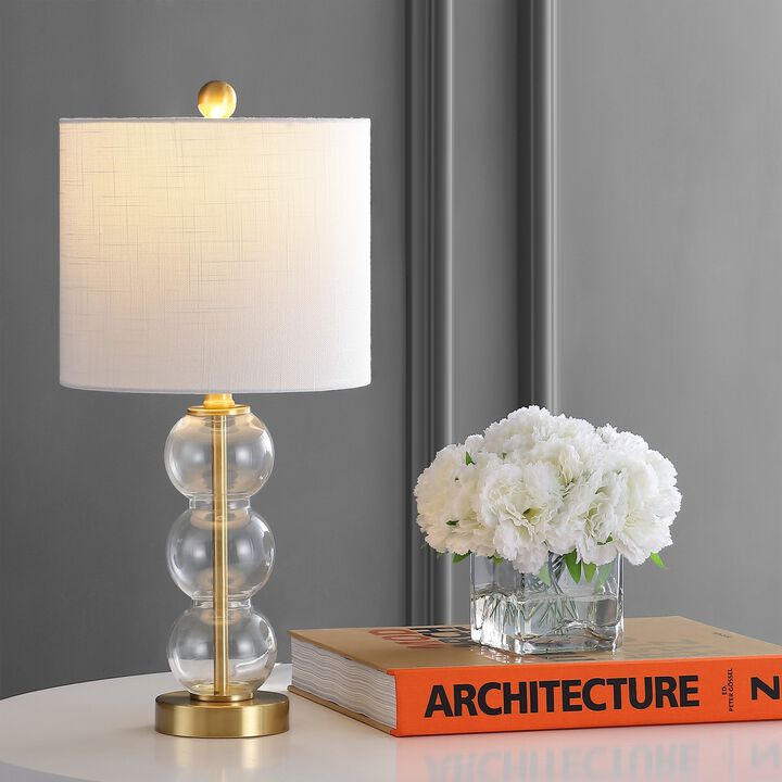 February Glassmetal LED Table Lamp