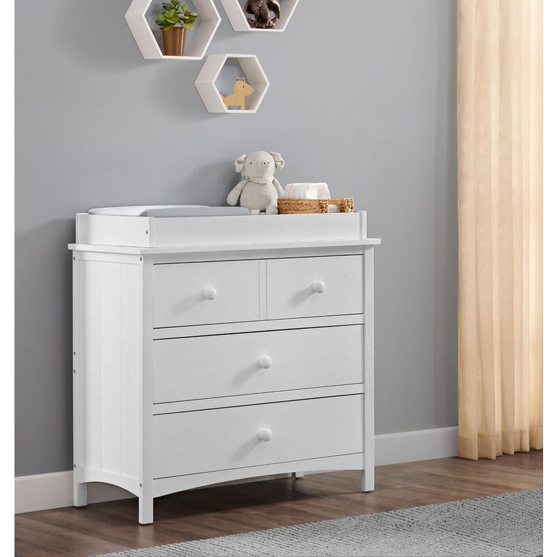 Oxford Baby Montauk 3 Dr Dresser Rta Barn White