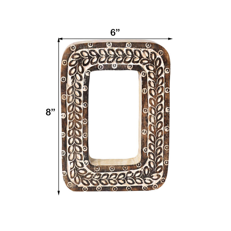 Vintage Natural Handmade Eco-Friendly "0" Numeric Number For Wall Mount & Table Top Décor