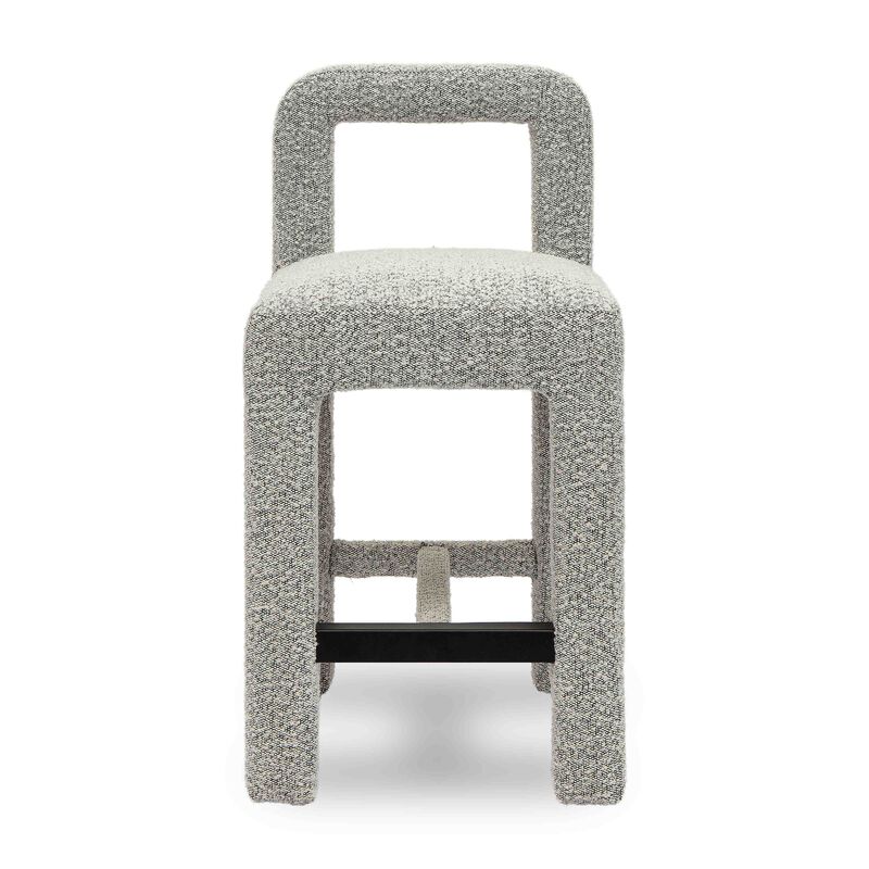 Hazel Cream Boucle Counter Stool