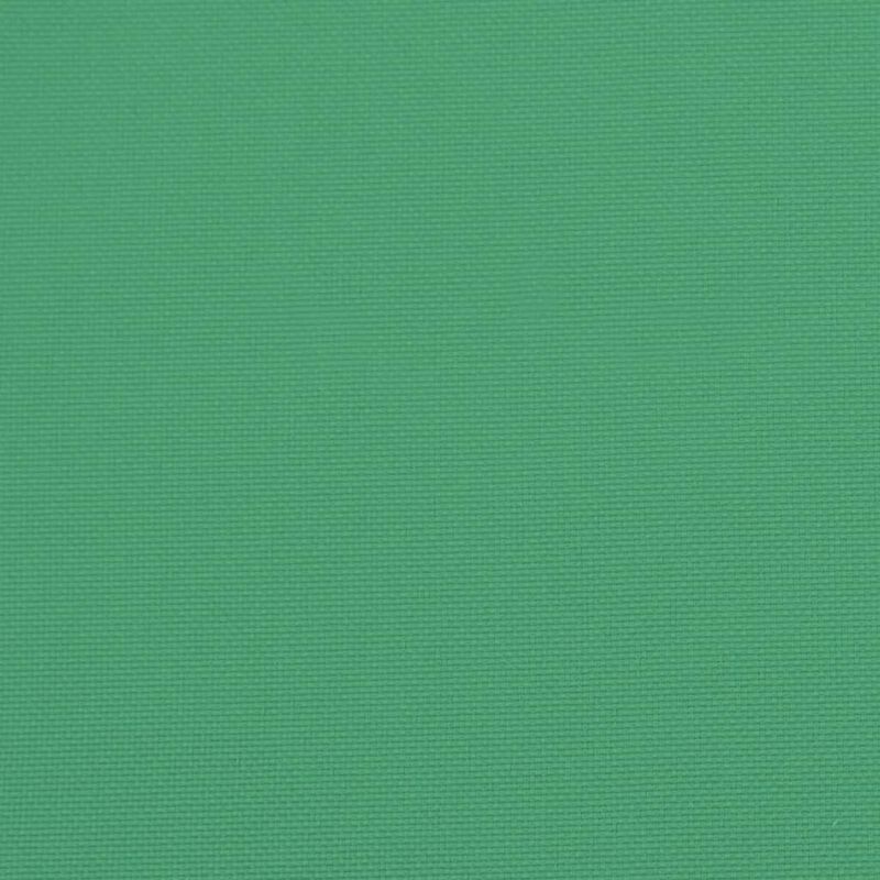 Set of 2 Outdoor Cushions for Bench, 39 Inch Tuft Green Oxford Fabric - Benzara