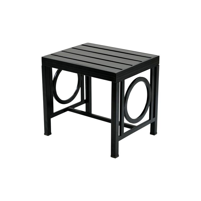 Carolina Living Grammercy Outdoor Side Table - Black