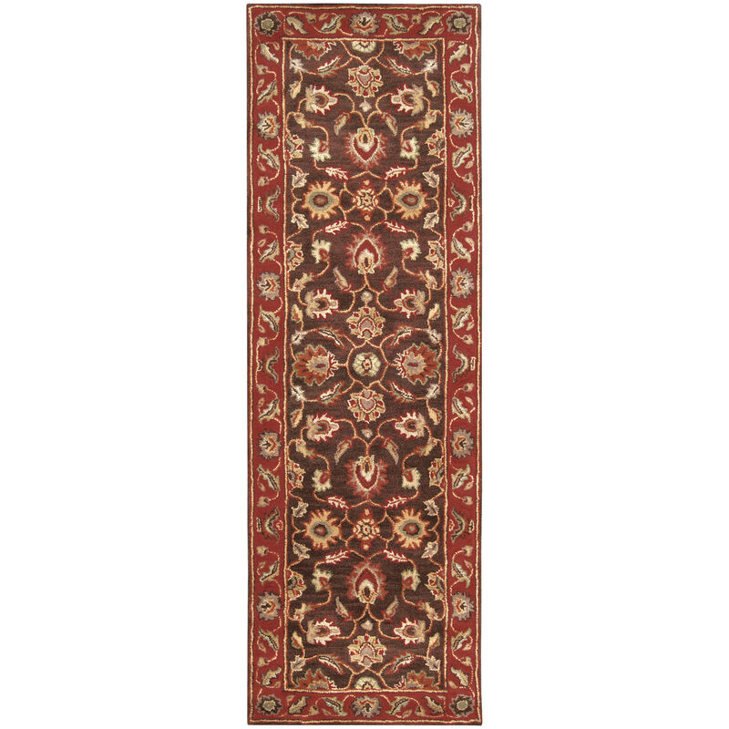 Caesar CAE-1036 9' x 12' Brown Rug