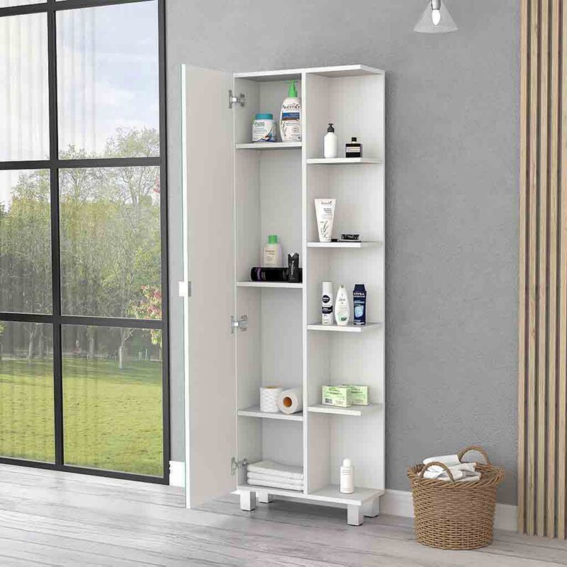 Los Angeles Linen Cabinet with mirror