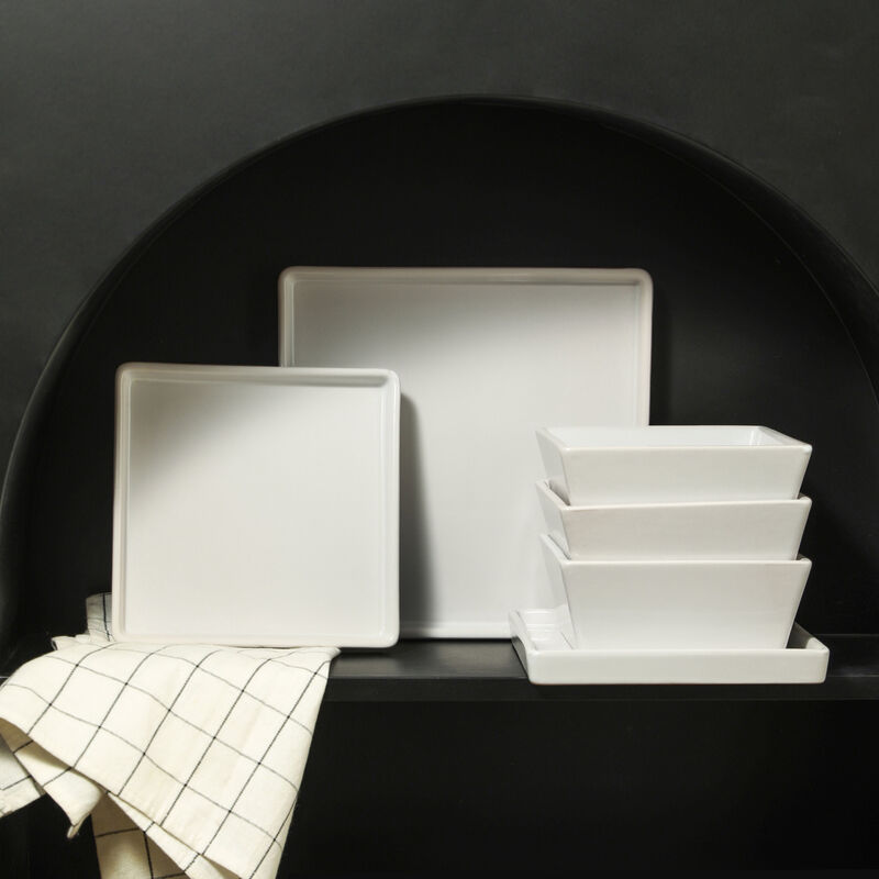Stone Lain Grace Stoneware 24 Piece Dinnerware Set