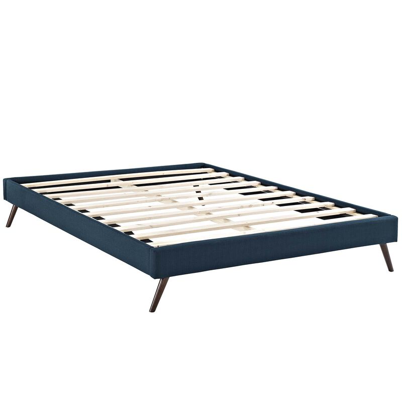 Modway - Loryn Queen Fabric Bed Frame with Round Splayed Legs