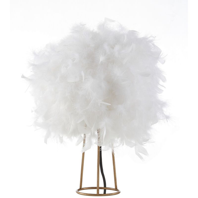 Stork Feather Metal LED Table Lamp