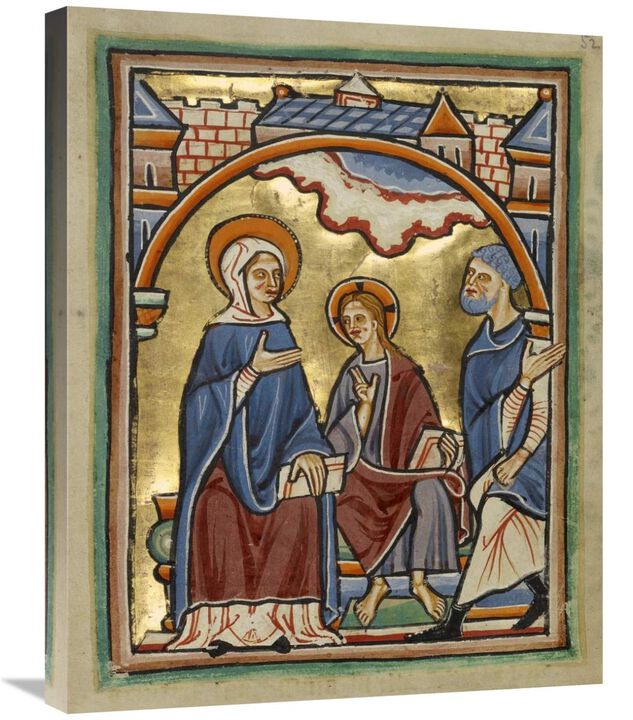 Christ Blessing His Parents-Canvas Art-22x28