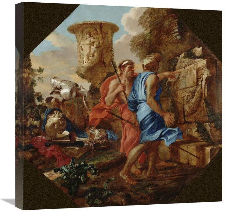 Arcadian Shepherds-Canvas Art-24x24