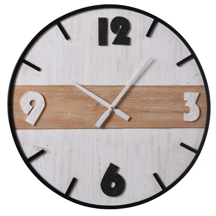 Weathered Wash Wall Clock