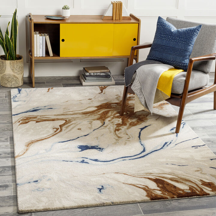 Kavita KVT-2312 6' x 9' Beige Rug