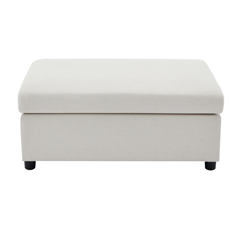 Merax Modern Armchair with Ottoman Set