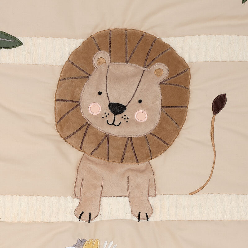 Lambs & Ivy Jungle Story 3-Piece Infant Safari Tan Baby Crib Bedding Set
