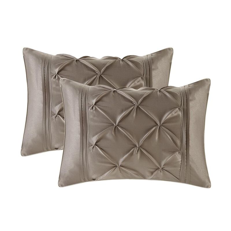Belen Kox Taupe Tufted 24-Piece Room Set, Belen Kox