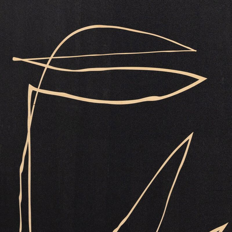 Abstract Botanic Line Drawing