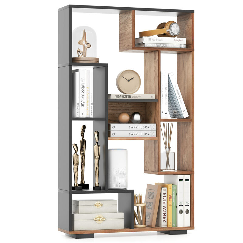 47-Inch Tall Bookshelf for Home Office Living Room