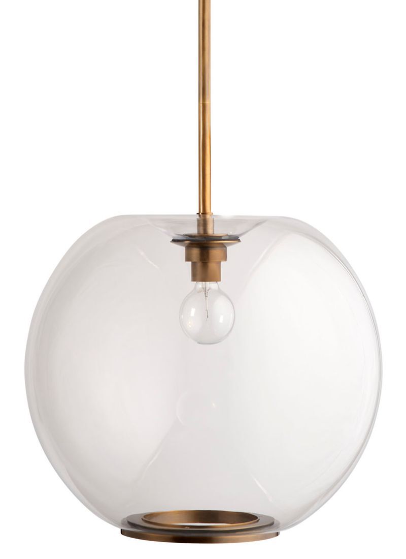 Helium 1-Light Glass Pendant