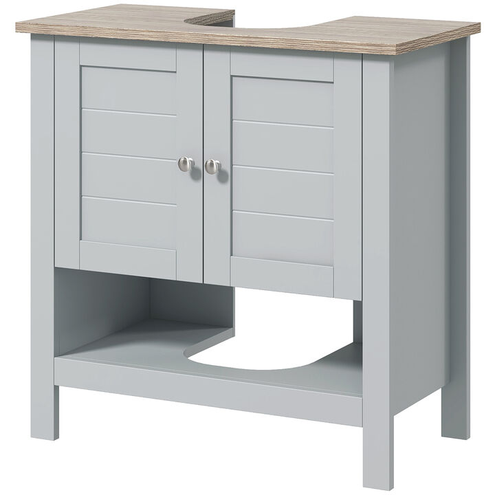 24" Space Saving Pedestal Under Sink Bathroom Vanity Organizer Storage Cabinet
