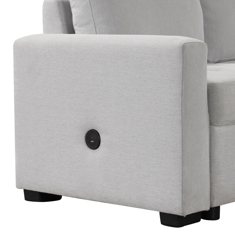 Merax Sectional Sleeper Sofa with Pull-out Bed