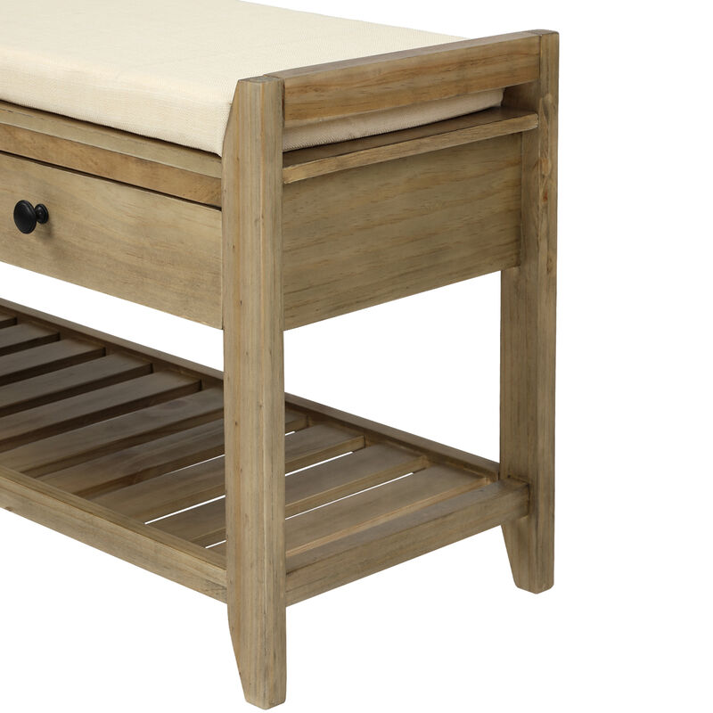 Merax Multipurpose Entryway Storage Bench