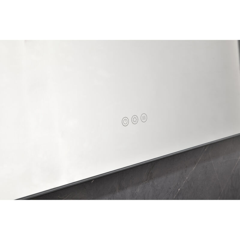 LED Backlit Bathroom Mirror Wall-Mounted Vanity Mirror with Smart Touch Button for Stylish Bathroom Lighting