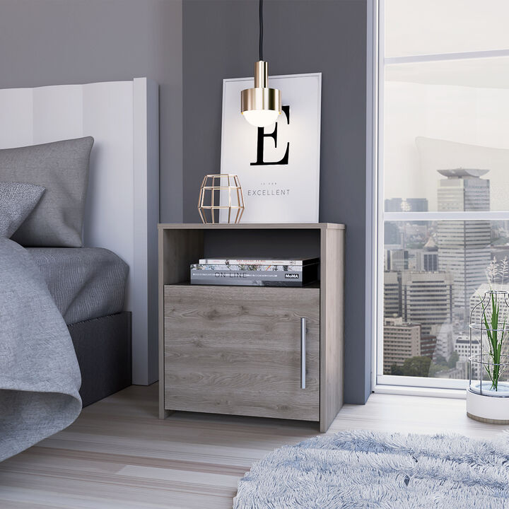 Nightstand Cuarzz, Bedroom, Light Gray