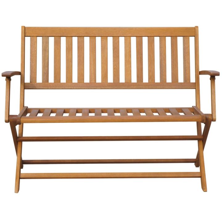 vidaXL Garden Bench 47.2" Solid Acacia Wood