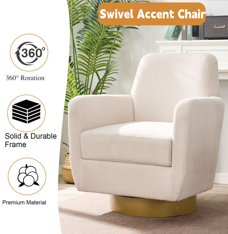 Merax 360 Degree Rotation Armchair  Accent Chair