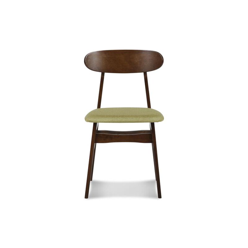 New Classic Furniture Furniture Morocco Dining Chair with Cushion- Set of 2- Green