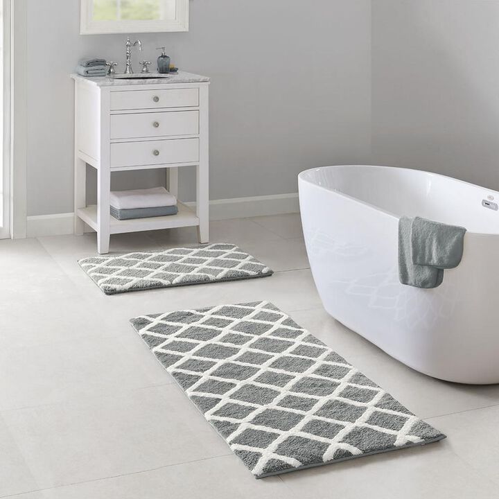 Belen Kox Bittman Reversible High Pile Tufted Bath Rug, Belen Kox
