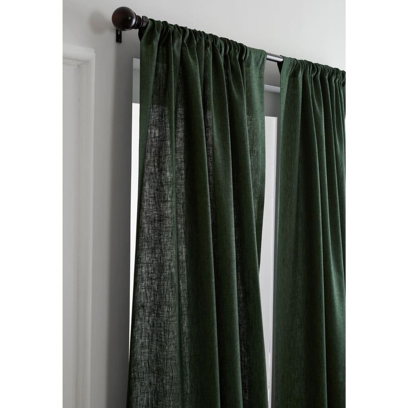 Solino Home 100% Pure Linen Curtain | Linen for Thanksgiving, Christmas