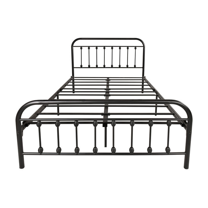 Streamdale Full Metal Platform Bed Frame w/ Headboard