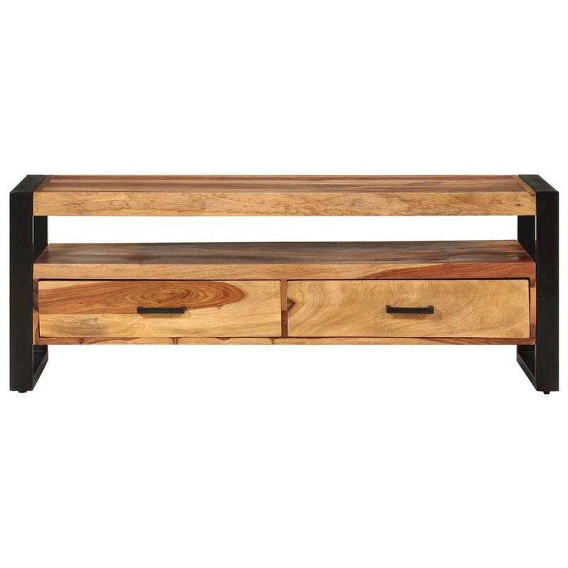 vidaXL TV Cabinet Solid Sheesham Wood