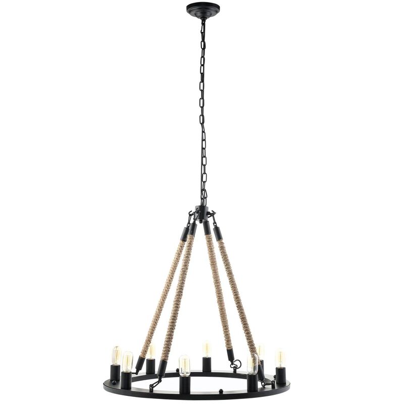 Modway EEI-1574 Modway Encircle Chandelier, 31.5" x 31.5" x 31.5", Black
