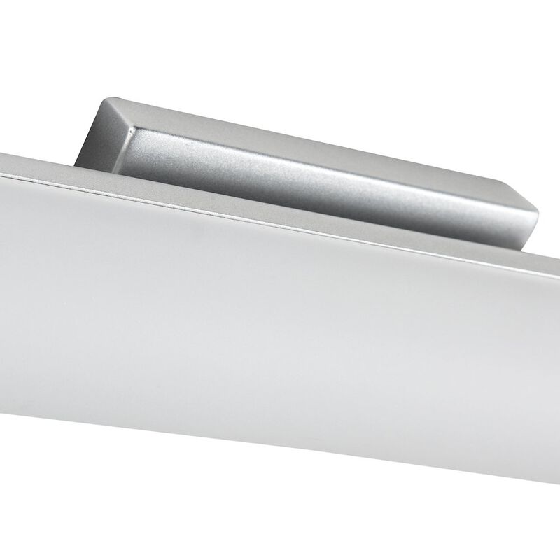 VONN Lighting Integrated AC LED ADA Compliant Bathroom Wall Lighting Fixture in Silver