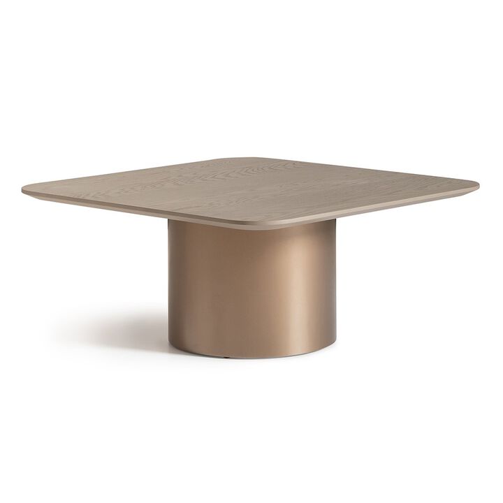 Michael Amini Canberra Tall Cocktail Table - Light Ash