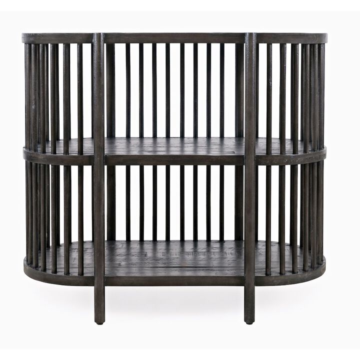 Jofran Rhapsody Mid-Century Modern 36 Open Storage Console Bookcase