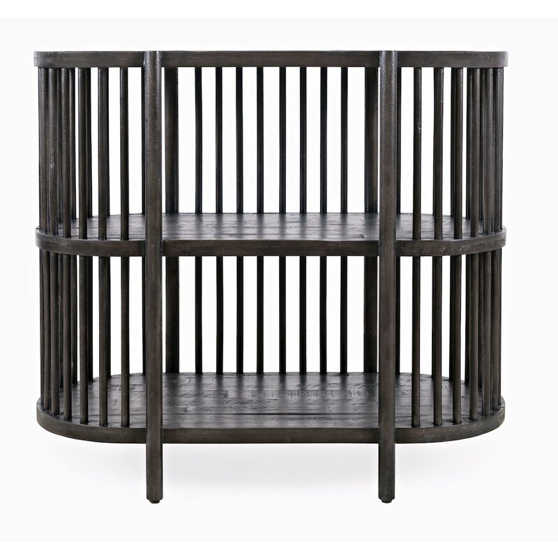Jofran Rhapsody Mid-Century Modern 36 Open Storage Console Bookcase