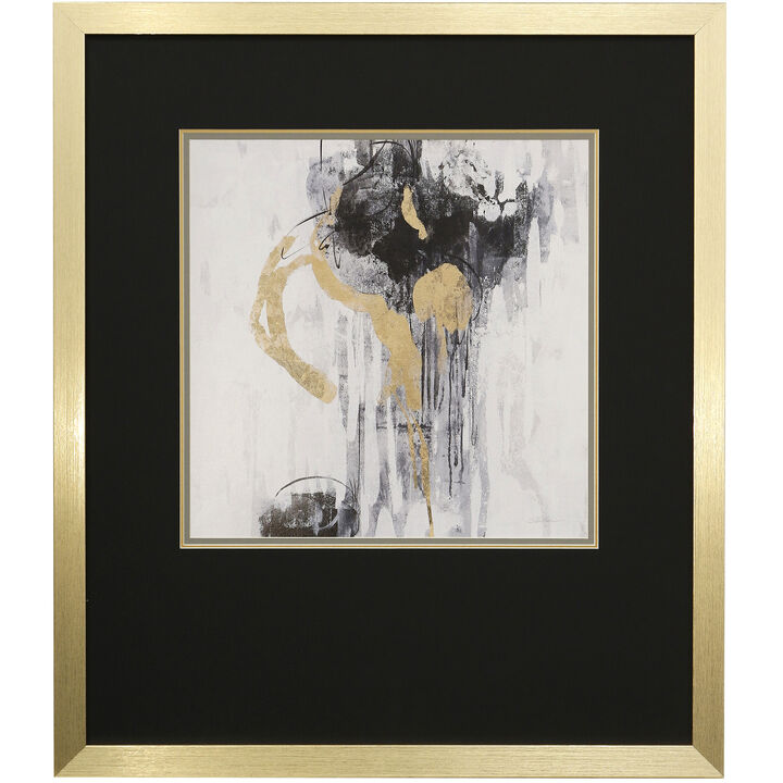 Golden Rain I Framed Print