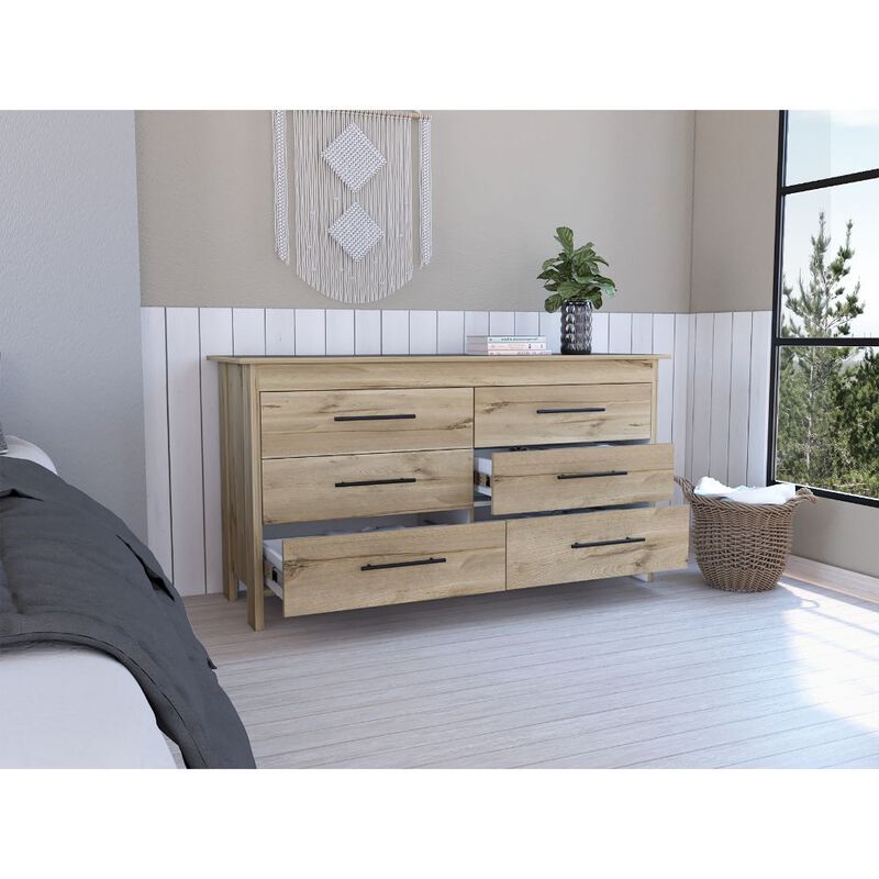 Luxor 6 Drawer Double Dresser
