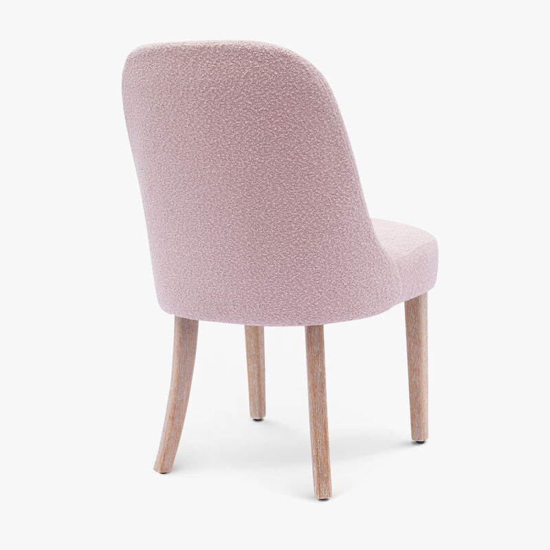 WestinTrends Mid-Century Modern Upholstered Boucle Dining Chair