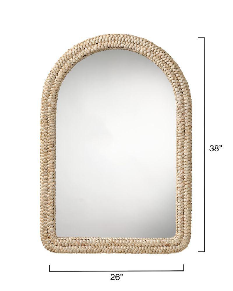 Grain Woven Corngrass Mirror