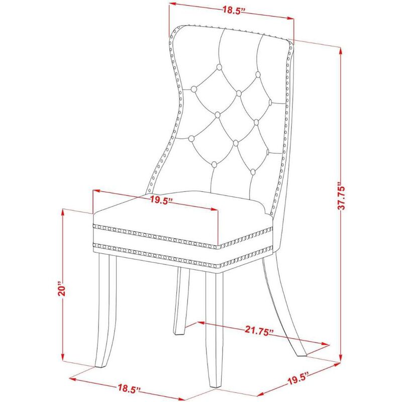 6 Piece Dining Set Consists of a Rectangle Kitchen Table