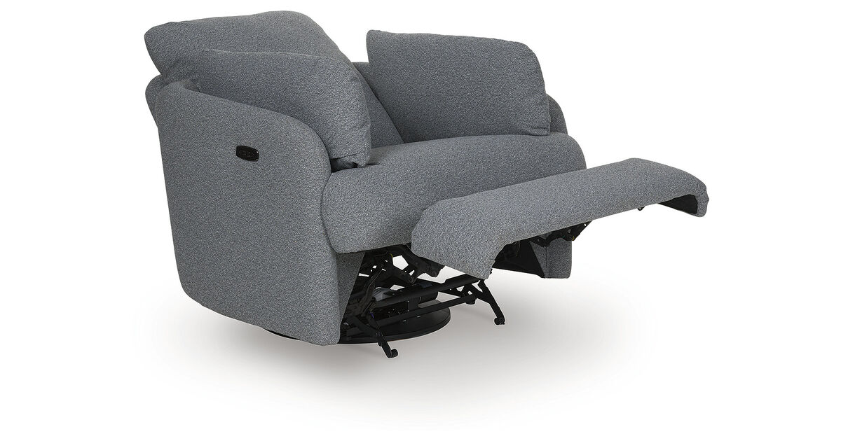 Alainmont Next-Gen Nuvella Swivel Power Recliner