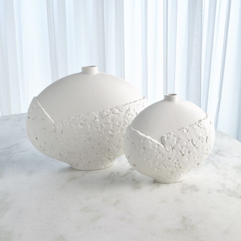 Asymmetrical Stipple Vase